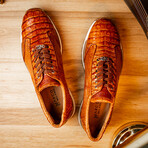 Alonzo // Caiman Fuscus Sneakers // Cognac (US: 8.5)