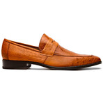 Fangio // Ostrich + Ostrich Leg Loafers // Cognac (US: 9)