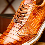 Alonzo // Caiman Fuscus Sneakers // Cognac (US: 8.5)