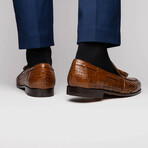 Bianchi // Caiman Fuscus Tassel Loafers // Bay Apache (US: 10.5)