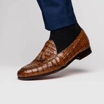 Bianchi // Caiman Fuscus Tassel Loafers // Bay Apache (US: 10.5)