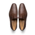 Trento // Caiman Fuscus Loafers // Brown (US: 7)