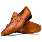 Fangio // Ostrich + Ostrich Leg Loafers // Cognac (US: 9)