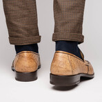 Fangio // Ostrich + Ostrich Leg Loafers // Rustic Orix (US: 12)