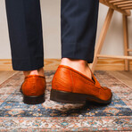 Fangio // Ostrich + Ostrich Leg Loafers // Cognac (US: 9)