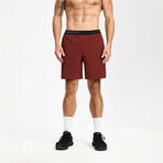 Hiflex-Max Impact Shorts 8" Unlined // Burgundy (XS)