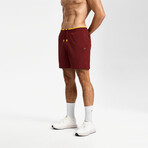 Hiflex Aero Shorts 7" Lined // Burgundy (XS)