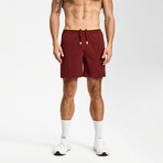 Hiflex Aero Shorts 7" Lined // Burgundy (XS)