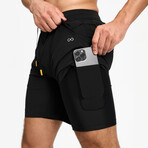 Hiflex Legacy Shorts 7" Lined // Black (XS)