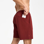 Hiflex-Max Impact Shorts 6" Unlined // Burgundy (XS)