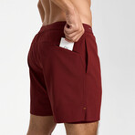 Hiflex Legacy Shorts 5" Lined // Burgundy (XS)