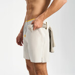 Hiflex Aero Shorts 7" Lined // Silver Gray (XS)