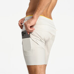 Hiflex Aero Shorts 7" Lined // Silver Gray (XS)