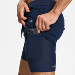 Hiflex Legacy Shorts 5" Lined // Midnight Blue (XS)