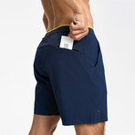 Hiflex Aero Shorts 7" Lined // Midnight Blue (XS)