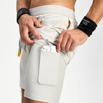 Hiflex Legacy Shorts 5" Lined // Silver Gray (XS)