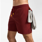 Hiflex Legacy Shorts 5" Lined // Burgundy (XS)