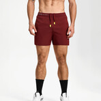 Hiflex Legacy Shorts 5" Lined // Burgundy (XS)