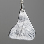 Genuine Muonionalusta Meteorite Pendant // 18.1 grams // 18" Sterling Silver Chain