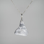 Genuine Muonionalusta Meteorite Pendant // 18.1 grams // 18" Sterling Silver Chain