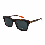 Shinola // Men's Square Sunglasses // Dark Havana + Green