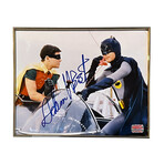 Adam West // Classic Batman and Robin // Framed and Signed 8x10