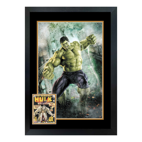 The Incredible Hulk #1 Framed Print Signed By Stan Lee