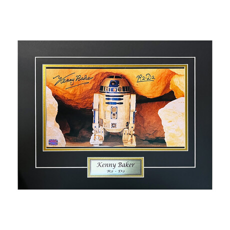 Kenny Baker // R2-D2 Star Wars // Framed and Signed 8x10 Photograph