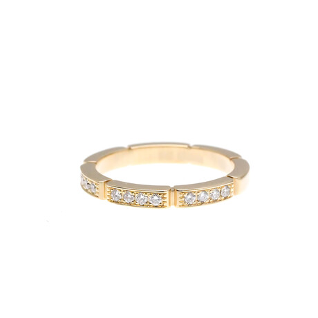 Cartier // 18k Rose Gold Maillon Panthere Diamond Ring // Ring Size: 6 // Store Display