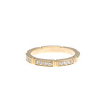 Cartier // 18k Rose Gold Maillon Panthere Diamond Ring // Ring Size: 6 // Store Display