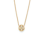 Louis Vuitton // 18k Rose Gold Pandantif Sun Blossom Diamond Necklace // 15.35"-16.14" // Store Display