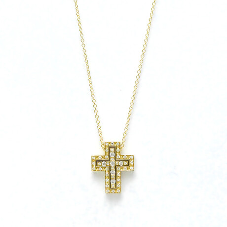 Damiani // 18k Yellow Gold Belle Epoque Diamond Necklace // 15.55"-17.51" // Store Display