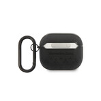 Mercedes Benz - Airpods 3 Case Leather Star Pattern  // Black