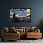 The Starry Night by Vincent van Gogh (18"H x 26"W x 1.5"D)