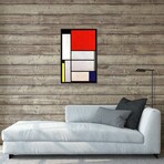 Tableau l, 1921 by Piet Mondrian (26"H x 18"W x 1.5"D)