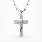 Redemption // Silver Crucifix Pendant (Small)