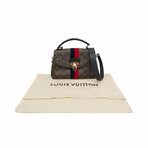 Louis Vuitton // Monogram Leather Stripe Crossbody Handbag // Monogram Brown + Red + Navy // Pre-Owned