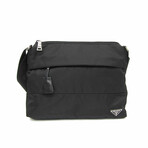 Prada // Tessuto Nylon Messenger Bag // Nero // Pre-Owned