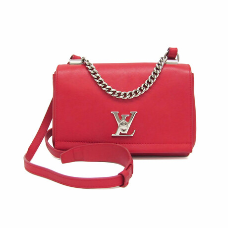 Louis Vuitton // Leather Rock Chain Crossbody Handbag // Ruby // Pre-Owned