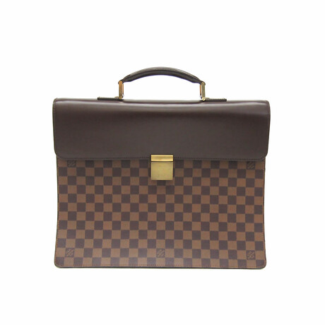 Louis Vuitton // Damier Leather + Canvas Briefcase // Ebene // Pre-Owned