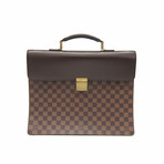 Louis Vuitton // Damier Leather + Canvas Briefcase // Ebene // Pre-Owned