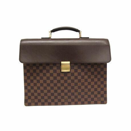 Louis Vuitton // Damier Leather + Canvas Briefcase I // Ebene // Pre-Owned