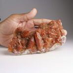 Red Quartz Hematite crystal cluster From Morocco // 1.75 lbs