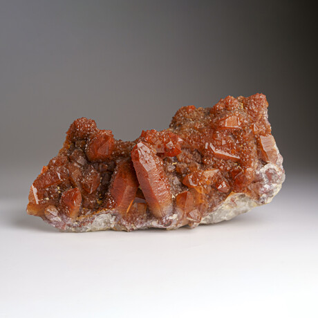 Red Quartz Hematite crystal cluster From Morocco // 1.75 lbs