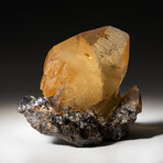 Twinned Golden Calcite Crystal from Elmwood Mine, Tennessee // 153.1 grams