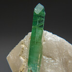 Green Tourmaline in Quartz from Gilgit District, Gilgit-Baltistan, Pakistan