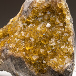 Yellow Fluorite from Moscona Mine, Villabona District, Asturias, Spain