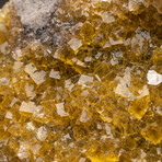 Yellow Fluorite from Moscona Mine, Villabona District, Asturias, Spain