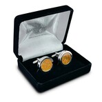 Brooklyn Nets Cufflinks made with Game Used Court!