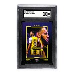 Lebron James & Bronny James Jr. // 2024-25 Topps Now Father/Son Debut // Bronny Rookie // SGC 10 Gem Mint